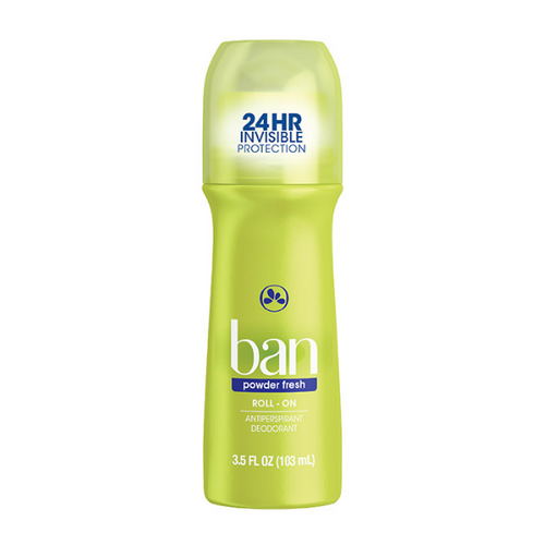 Ban® Powder Fresh Roll-On Antiperspirant Deodorant