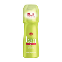 Cargar imagen en el visor de la galería, Ban® Regular Roll-On Antiperspirant Deodorant 3.5fl. oz.