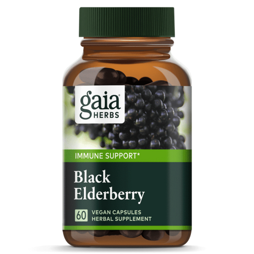 Gaia® Herbs Black Elderberry Capsules 60ct.