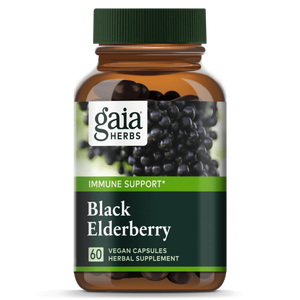 Gaia® Herbs Black Elderberry Capsules 60ct.