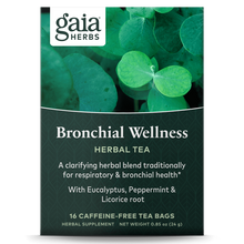 Load image into Gallery viewer, Gaia® Herbs Bronchial Wellness Herbal Tea 16ct.