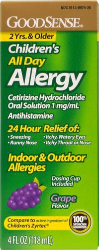 GoodSense® Children's All Day Allergy (Cetirizine 1mg/ml)