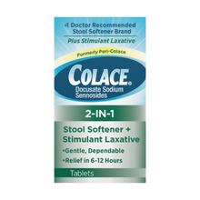 Load image into Gallery viewer, Colace® 2-IN-1 Stool Softener + Stimulant Laxative