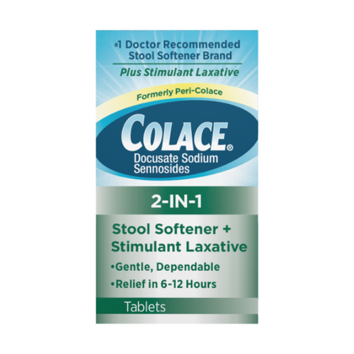 Colace® 2-IN-1 Stool Softener + Stimulant Laxative