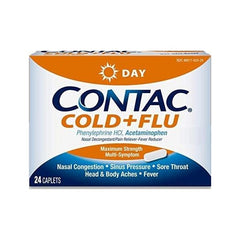 Contac® Cold + Flu Maximum Strength Caplets