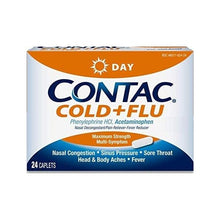 Load image into Gallery viewer, Contac® Cold + Flu Maximum Strength Caplets