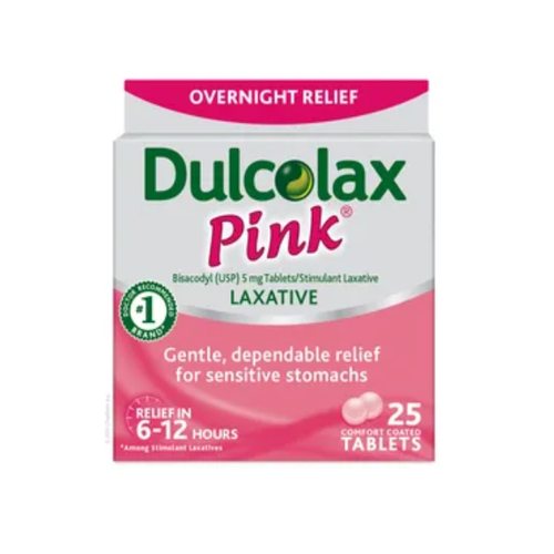 Dulcolax® Pink Overnight Relief Laxative