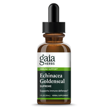 Cargar imagen en el visor de la galería, Gaia® Herbs Echinacea Goldenseal Supreme Liquid 1fl. oz.