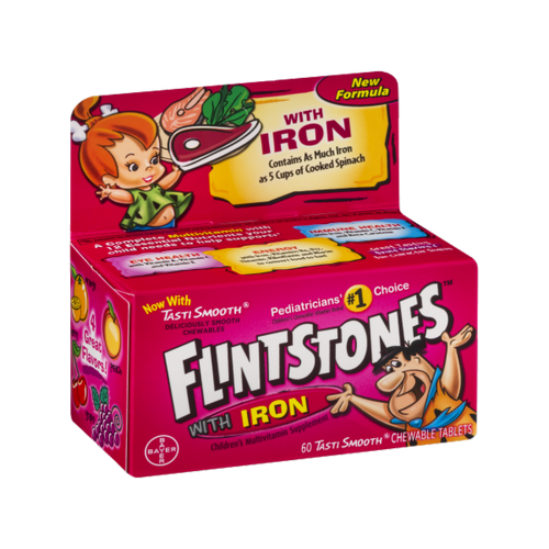 FLINTSTONES™ Chewables with Iron 60 Chewable Tablets