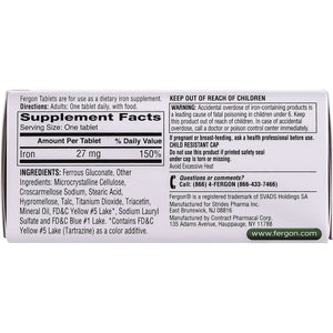 Fergon® High Potency Iron Supplement Tablets