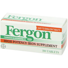 Cargar imagen en el visor de la galería, Fergon® High Potency Iron Supplement Tablets