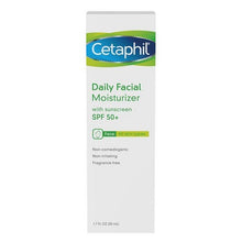 Cargar imagen en el visor de la galería, Cetaphil® SPF 50+ Daily Facial Moisturizer 1.7fl. oz.