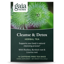 Cargar imagen en el visor de la galería, Gaia® Herbs Cleanse &amp; Detox Herbal Tea 16ct.