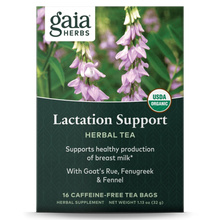 Cargar imagen en el visor de la galería, Gaia® Herbs Lactation Support Herbal Tea 16ct.