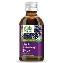 Load image into Gallery viewer, GaiaKids® Black Elderberry Syrup 3fl. oz.