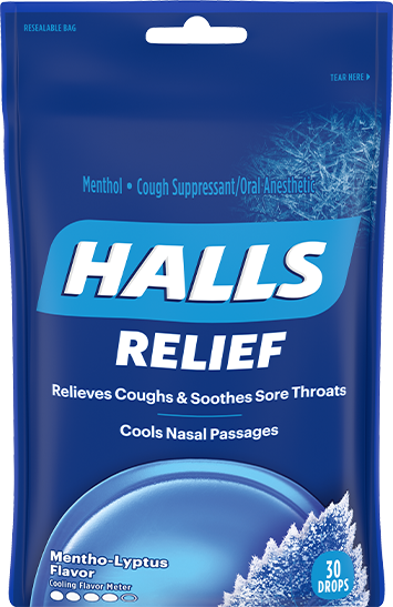 Halls® Mentho-Lyptus Cough Drops 30ct