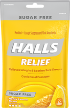 Load image into Gallery viewer, Halls® Relief Honey Lemon Cough Drops