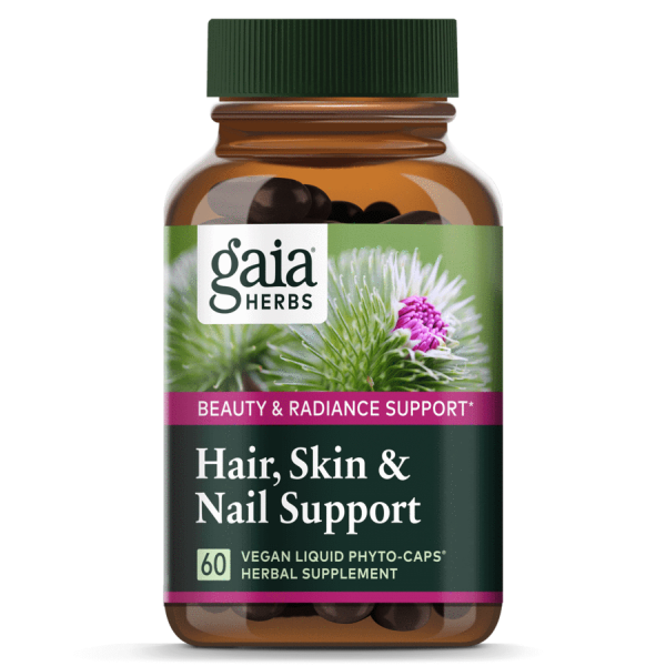 Gaia® Herbs Hair, Skin & Nail Support Capsules 60ct.