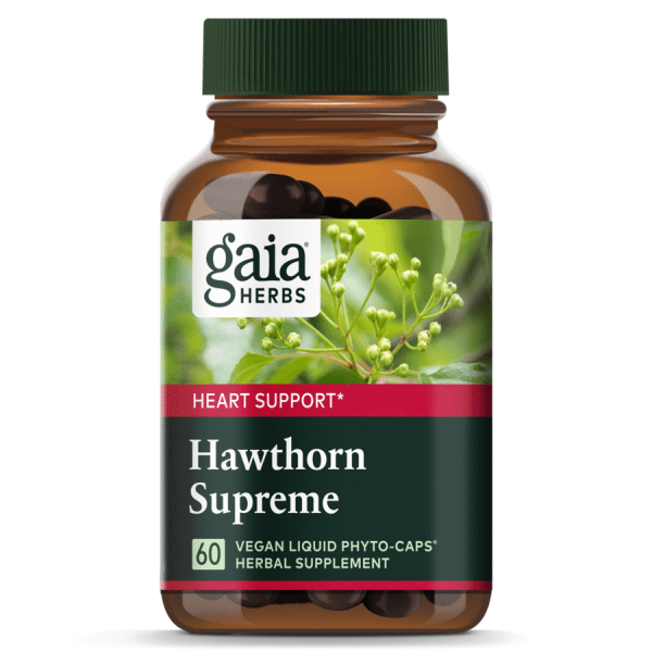 Gaia® Herbs Hawthorn Supreme Capsules 60ct.