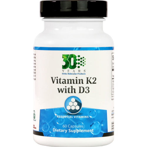 Ortho Molecular® Vitamin K2 with D3 Capsules 60ct.