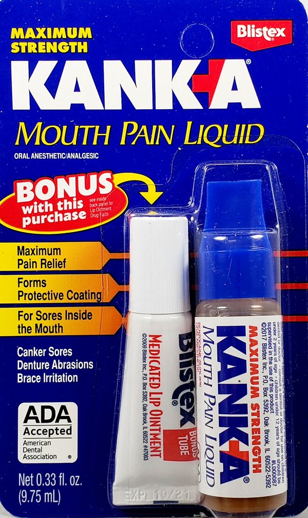 Blistex Kank-A® Mouth Pain Liquid 0.33fl. oz.