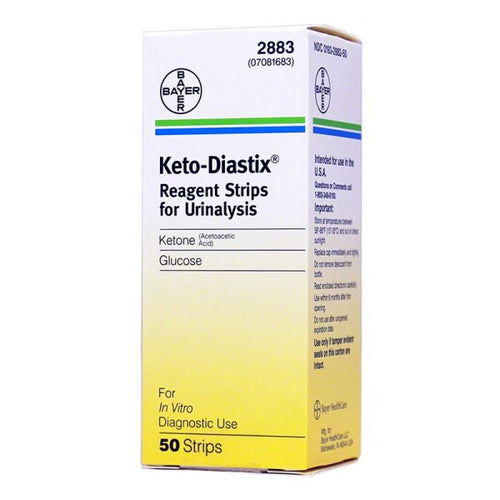 Keto-Diastix® Reagent Strips 50 ct