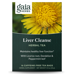 Gaia® Herbs Liver Cleanse Herbal Tea 16ct.