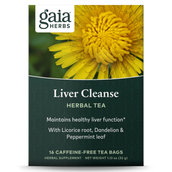 Gaia® Herbs Liver Cleanse Herbal Tea 16ct.