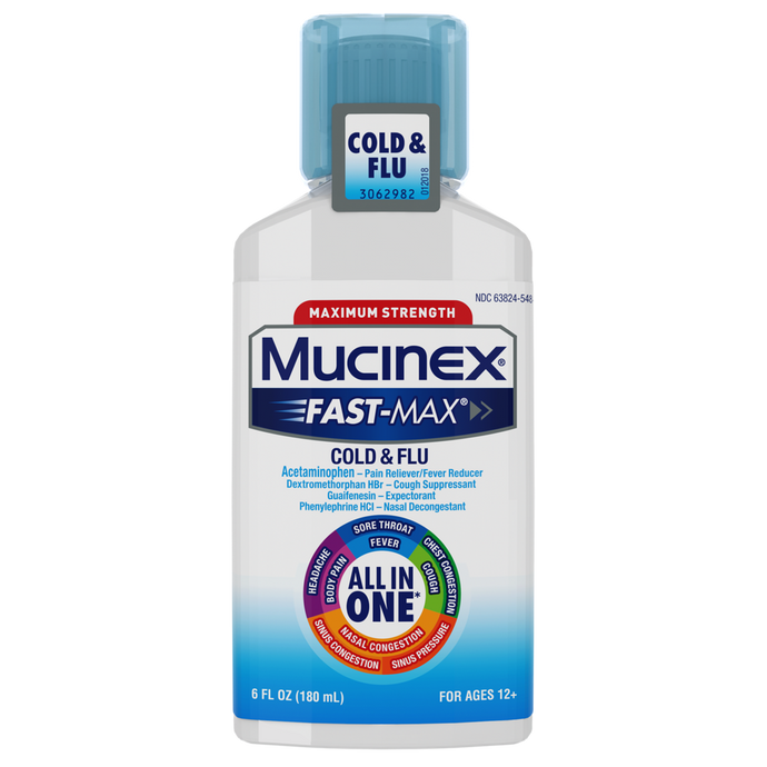 Mucinex® Fast-Max Cold and Flu All-in-One Syrup 6fl. oz.
