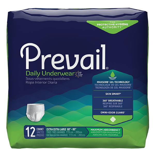Prevail® Daily Underwear Maximum Absorbency Extra Extra Large 12ct.