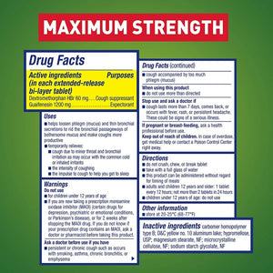 Mucinex® DM Maximum Strength Expectorant & Cough Suppressant Tablets 14ct.