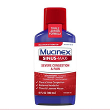 Cargar imagen en el visor de la galería, Mucinex® Sinus-Max Severe Congestion and Pain Syrup