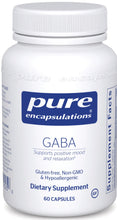 Load image into Gallery viewer, Pure Encapsulations® GABA Capsules