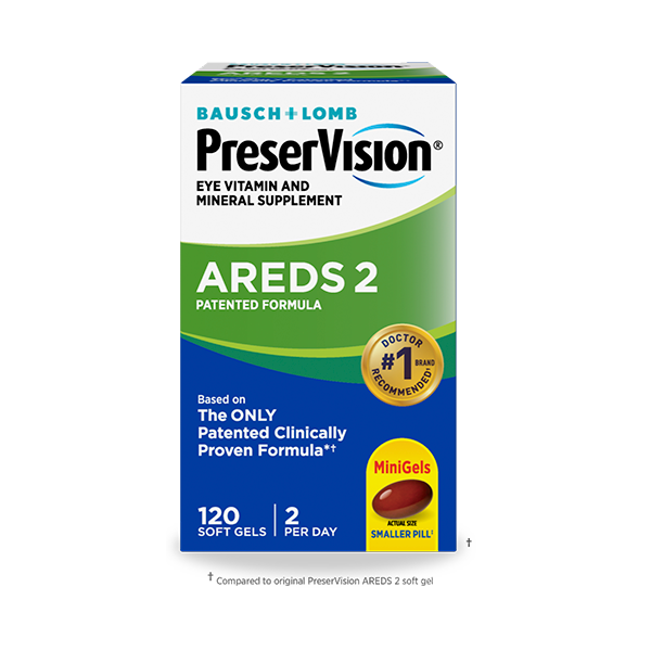 PreserVision AREDS 2 Formula MiniGels 120 Soft Gels Sona Shop