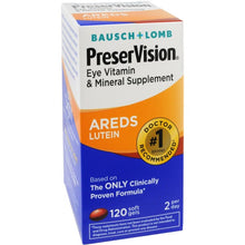 Load image into Gallery viewer, PreserVision AREDS Lutein Formula Soft Gels