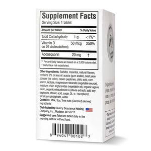 Prevagen Extra Strength Chewables 20 mg Supplement Facts