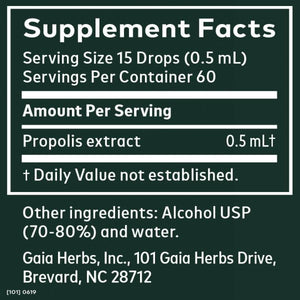 Gaia® Herbs Propolis Extract Liquid 1fl. oz.