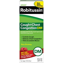 Cargar imagen en el visor de la galería, Robitussin® Cough + Chest Congestion DM Liquid For Adults