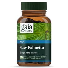 Cargar imagen en el visor de la galería, Gaia® Herbs Saw Palmetto Capsules 60ct.