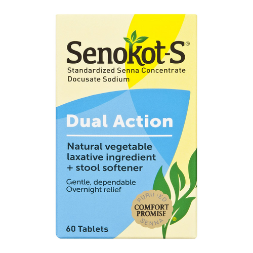 Senokot-S®  Dual Action Laxative & Stool Softener