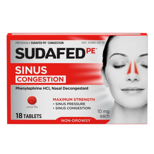 Sudafed Sinus Congestion Tablets