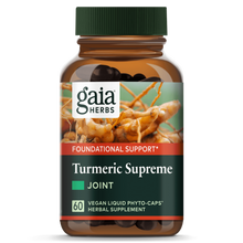 Cargar imagen en el visor de la galería, Gaia® Herbs Turmeric Supreme® Joint Capsules 60ct.
