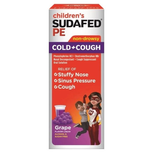 Children’s SUDAFED PE® Grape Cough + Cold