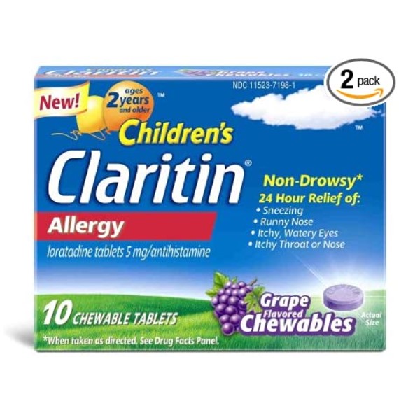 Children’s Claritin® Grape Chewables 24-Hour 10ct.