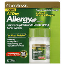 Load image into Gallery viewer, GoodSense® Cetirizine Relief Tablets