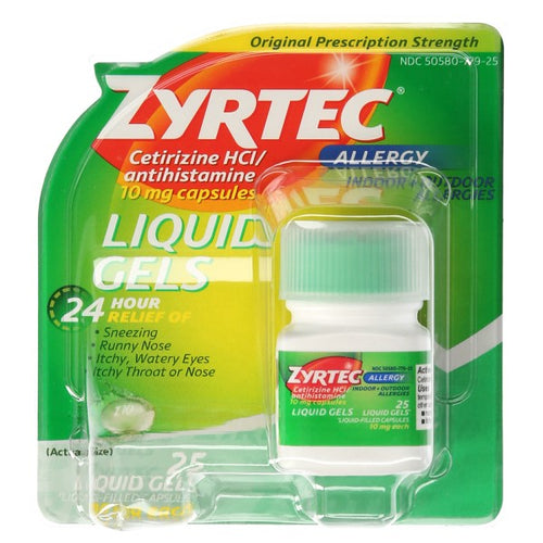 ZYRTEC® Allergy Liquid Gels