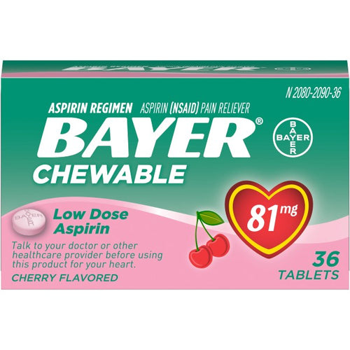 Bayer® Chewable 81 mg Low Dose Aspirin