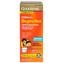Load image into Gallery viewer, GoodSense® Children&#39;s Oral Suspension Ibuprofen
