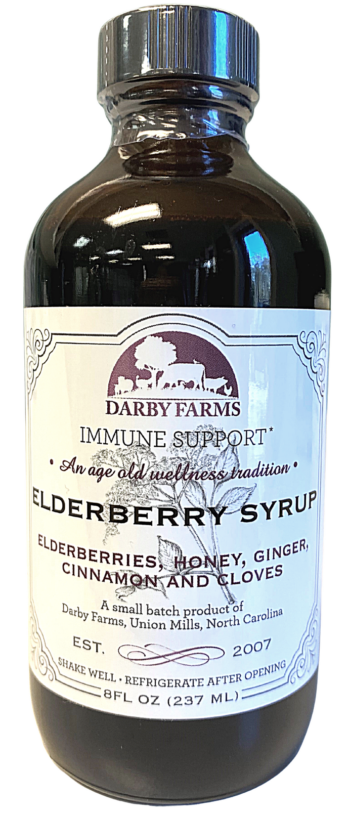 Darby Farms® Sweetened Elderberry Syrup