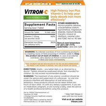 Cargar imagen en el visor de la galería, Vitron-C Iron Plus Vitamin C Tablets